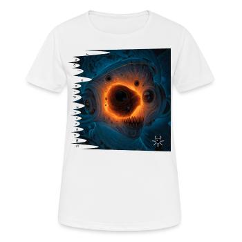 Monster #064 Leprosus cosmicus - Frauen T-Shirt atmungsaktiv - Weiß - Vorne - AI Model Female 172 dark (172cm)
