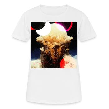 monstre #083 Eclipses - T-shirt respirant Femme - blanc - Devant - AI Model Female 172 dark (172cm)