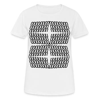 Uni-Style - T-shirt respirant Femme - blanc - Devant - AI Model Female 172 dark (172cm)