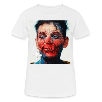 Monster #093 Das Leben ist kurz - Frauen T-Shirt atmungsaktiv - Weiß - Vorne - AI Model Female 172 dark (172cm)