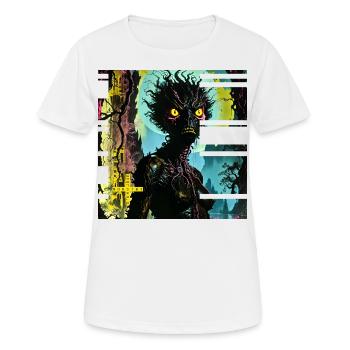 Monster #095 Sexy Sumpf - Frauen T-Shirt atmungsaktiv - Weiß - Vorne - AI Model Female 172 dark (172cm)