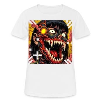 Monster #102 Mutant - Frauen T-Shirt atmungsaktiv - Weiß - Vorne - AI Model Female 172 dark (172cm)