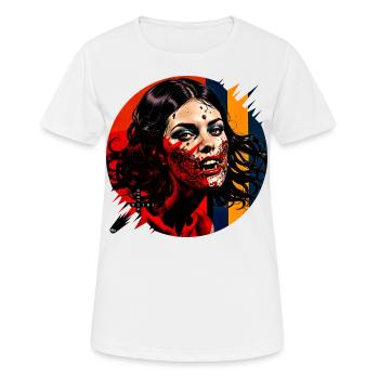 Monster #114 Amor - Frauen T-Shirt atmungsaktiv - Weiß - Vorne - AI Model Female 172 dark (172cm)
