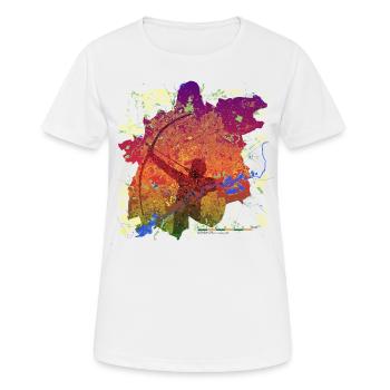 Robin des Bois pendant minuit Nottingham - T-shirt respirant Femme - blanc - Devant - AI Model Female 172 dark (172cm)