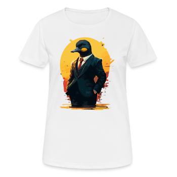 Business Duck - Women's Breathable T-Shirt - white - Front - AI Model Female 172 dark (172cm)