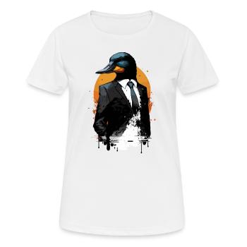 Canard - T-shirt respirant Femme - blanc - Devant - AI Model Female 172 dark (172cm)