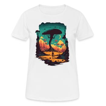 esthétique - T-shirt respirant Femme - blanc - Devant - AI Model Female 172 dark (172cm)
