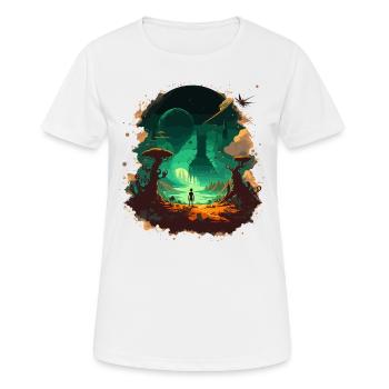 Un autre monde - T-shirt respirant Femme - blanc - Devant - AI Model Female 172 dark (172cm)