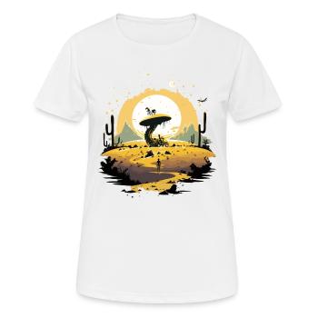 Alien Planet - Women's Breathable T-Shirt - white - Front - AI Model Female 172 dark (172cm)