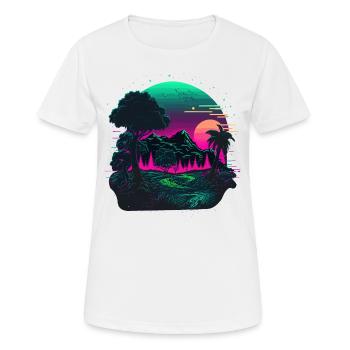 Giftiges Land - Frauen T-Shirt atmungsaktiv - Weiß - Vorne - AI Model Female 172 dark (172cm)