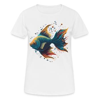 Bar - T-shirt respirant Femme - blanc - Devant - AI Model Female 172 dark (172cm)