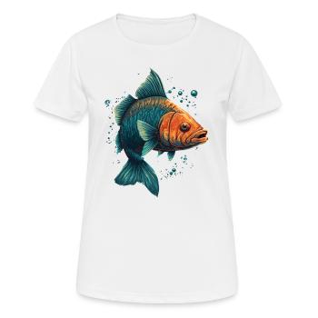 Pike - Women's Breathable T-Shirt - white - Front - AI Model Female 172 dark (172cm)