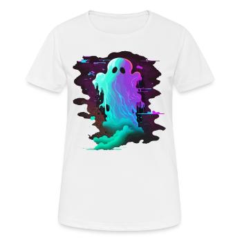 Fantôme dans les brouillards - T-shirt respirant Femme - blanc - Devant - AI Model Female 172 dark (172cm)