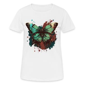 Gossamer Butterfly - Women's Breathable T-Shirt - white - Front - AI Model Female 172 dark (172cm)