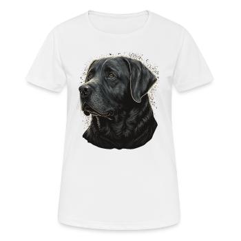 Veretan Labrador Retriever - T-shirt respirant Femme - blanc - Devant - AI Model Female 172 dark (172cm)
