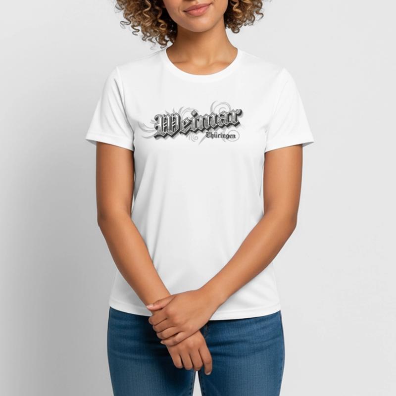 Weimar Thuringe Vintage Look T-shirt respirant Femme
