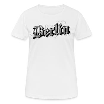Berlin Capital Vintage Look - T-shirt respirant Femme - blanc - Devant - AI Model Female 172 dark (172cm)