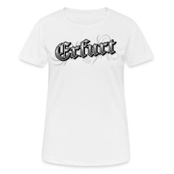 Erfurt Ostdeutschland Vintage Look - Frauen T-Shirt atmungsaktiv - Weiß - Vorne - AI Model Female 172 dark (172cm)