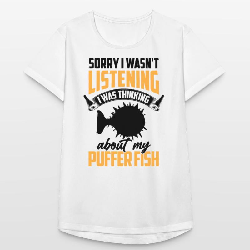 Penser au poisson-globe Poisson-globe géant T-shirt respirant Femme