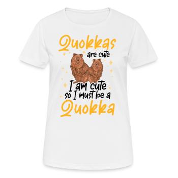 Je suis un marsupial Quokka Australie - T-shirt respirant Femme - blanc - Devant - AI Model Female 172 dark (172cm)