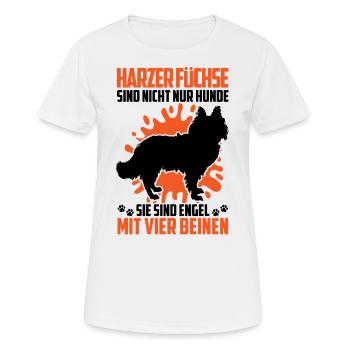 Harz Fox Not Only Dog Herding Dog Herding Fox - Women's Breathable T-Shirt - white - Front - AI Model Female 172 dark (172cm)