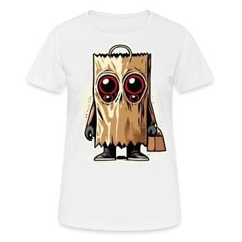 Gespenstische Party Lustiges Halloween Streetwear - Frauen T-Shirt atmungsaktiv - Weiß - Vorne - AI Model Female 172 dark (172cm)