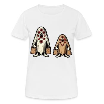 Gespenstische Party Trick Or Treat - Frauen T-Shirt atmungsaktiv - Weiß - Vorne - AI Model Female 172 dark (172cm)