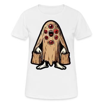 Gespenstische Party Trick Or Treat Halloween - Frauen T-Shirt atmungsaktiv - Weiß - Vorne - AI Model Female 172 dark (172cm)