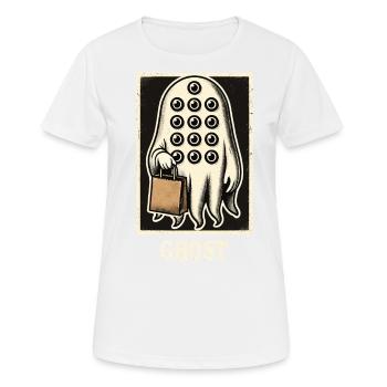 Gespenstische Party Trick Or Treat Zeit - Frauen T-Shirt atmungsaktiv - Weiß - Vorne - AI Model Female 172 dark (172cm)