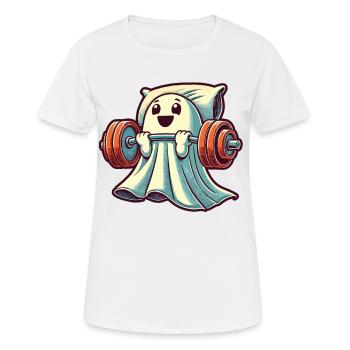 Lustiges Fitnessstudio Workout Muskelaufbau Geist - Frauen T-Shirt atmungsaktiv - Weiß - Vorne - AI Model Female 172 dark (172cm)