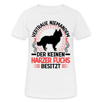 Harzer Fuchs Habe einen Altdeutscher Hütehund - Frauen T-Shirt atmungsaktiv - Weiß - Vorne - AI Model Female 172 dark (172cm)