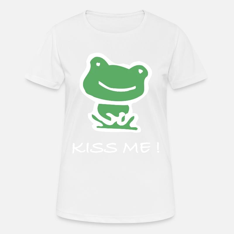 frog - Women's Breathable T-Shirt - white