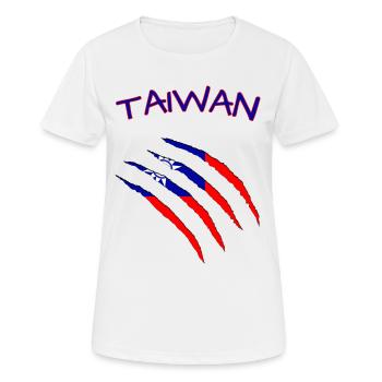 Taiwan taiwan - Frauen T-Shirt atmungsaktiv - Weiß - Vorne - AI Model Female 172 dark (172cm)