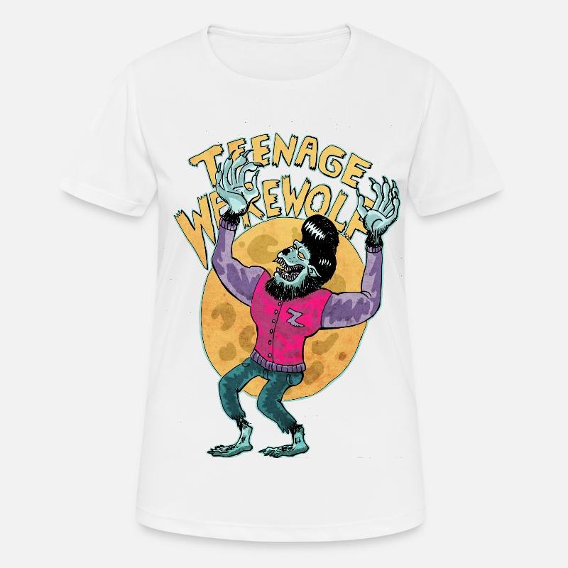 wolf - T-shirt respirant Femme - blanc