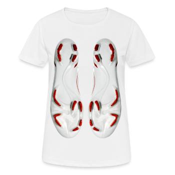 chaussure de football - T-shirt respirant Femme - blanc - Devant - AI Model Female 172 dark (172cm)