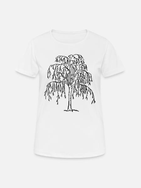 tree - Women's Breathable T-Shirt - white