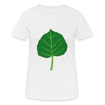 Tilleul - Arbre - Feuille - T-shirt respirant Femme - blanc - Devant - AI Model Female 172 dark (172cm)
