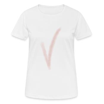 Crochet - T-shirt respirant Femme - blanc - Devant - AI Model Female 172 dark (172cm)