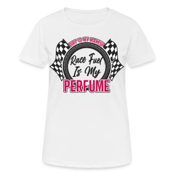 Rennstrecke Rennen Autorennen Autosport - Frauen T-Shirt atmungsaktiv - Weiß - Vorne - AI Model Female 172 dark (172cm)