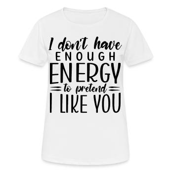 Introvertiert Schüchtern Antisozial - Frauen T-Shirt atmungsaktiv - Weiß - Vorne - AI Model Female 172 dark (172cm)