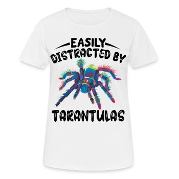 Tarentule Araignées Pet Tarentules Collectionneur - T-shirt respirant Femme - blanc - Devant - AI Model Female 172 dark (172cm)
