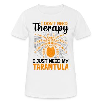 Tarentule Araignées Pet Tarentules Collectionneur - T-shirt respirant Femme - blanc - Devant - AI Model Female 172 dark (172cm)