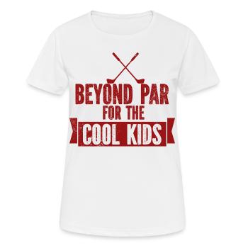 Golf - Golf Club Goldspieler Birdie Elite Luxury - T-shirt respirant Femme - blanc - Devant - AI Model Female 172 dark (172cm)