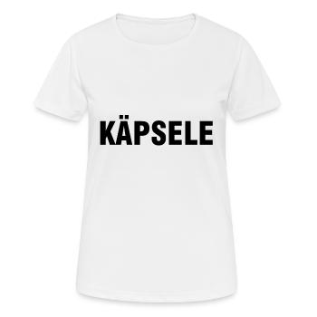 Käpsele | T-shirts souabe Souabe Cadeaux Souabe - T-shirt respirant Femme - blanc - Devant - AI Model Female 172 dark (172cm)