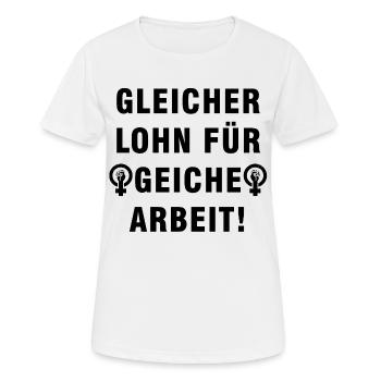 Against sexism | Feminism Feminist Gifts - Women's Breathable T-Shirt - white - Front - AI Model Female 172 dark (172cm)