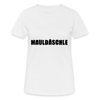 Maultaschen Maultasche Schwabe Schwäbisch Geschenk - Frauen T-Shirt atmungsaktiv - Weiß - Vorne - AI Model Female 172 dark (172cm)