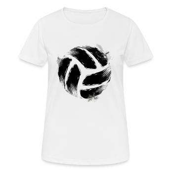 Volleyball player | Volleyball team player gifts - Women's Breathable T-Shirt - white - Front - AI Model Female 172 dark (172cm)