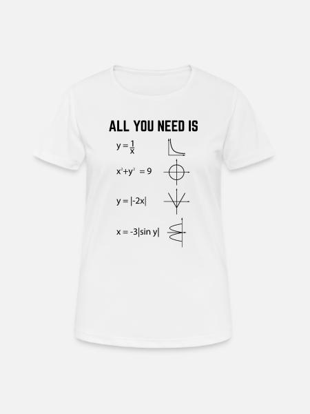 Mathematiker | Studenten Mathe Mathematik Geschenk - Dame T-shirt svedtransporterende - hvid