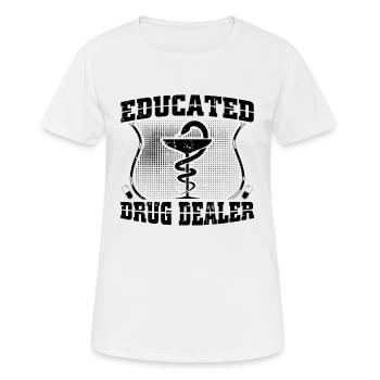 Profession de pharmacien | Cadeaux de pharmacien en pharmacie - T-shirt respirant Femme - blanc - Devant - AI Model Female 172 dark (172cm)