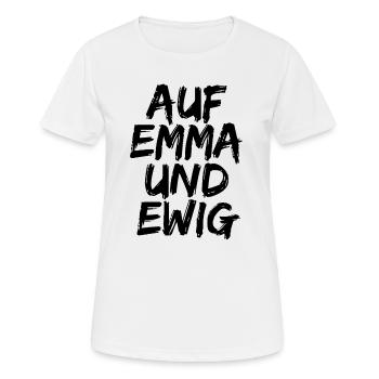 Team Mischkonsum Druffi Rave Techno MDMA - Frauen T-Shirt atmungsaktiv - Weiß - Vorne - AI Model Female 172 dark (172cm)